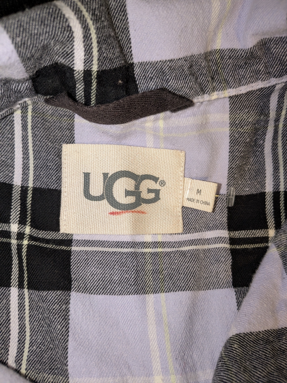 UGG flannel Shirt Soft Size Medium - Picture 2 of 2